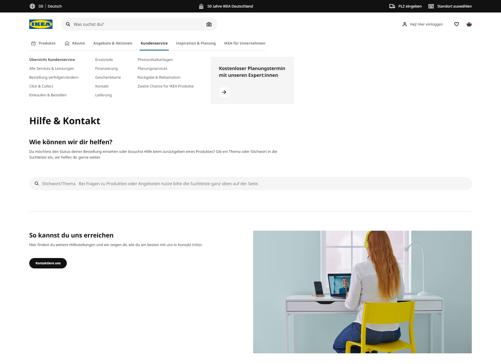 IKEA Kundenservice, Telefonnummer, Kontakt