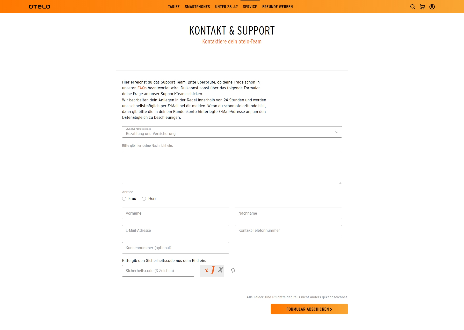 Otelo Kundenservice, Telefonnummer, Kontakt