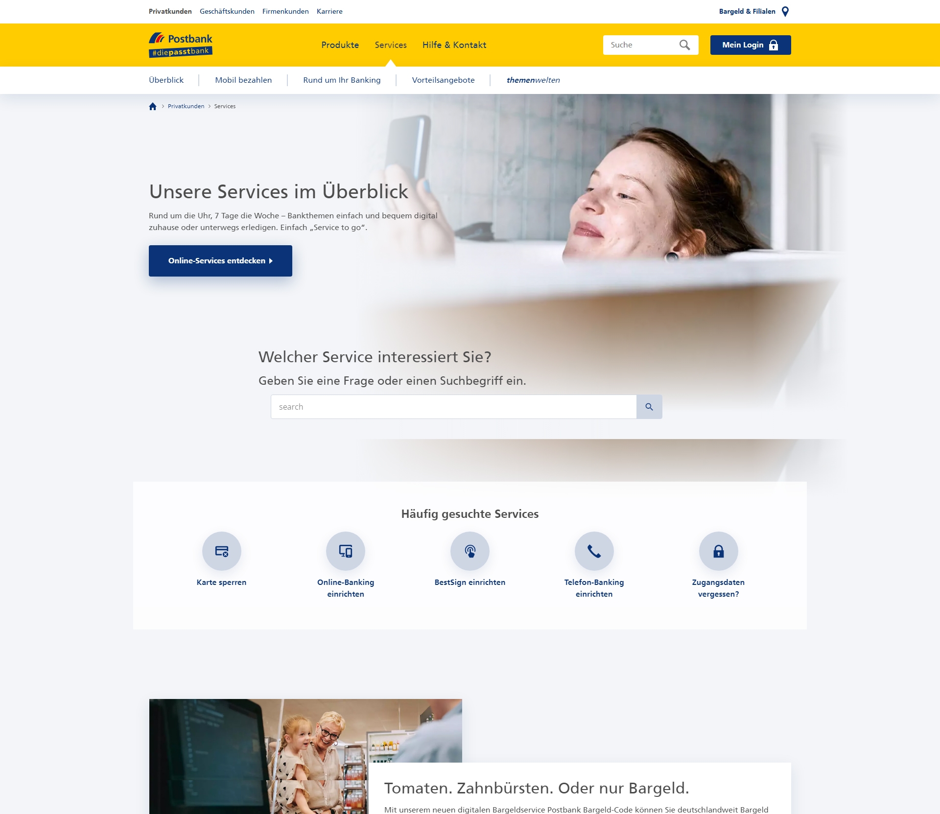 Postbank Kundenservice, Telefonnummer, Kontakt