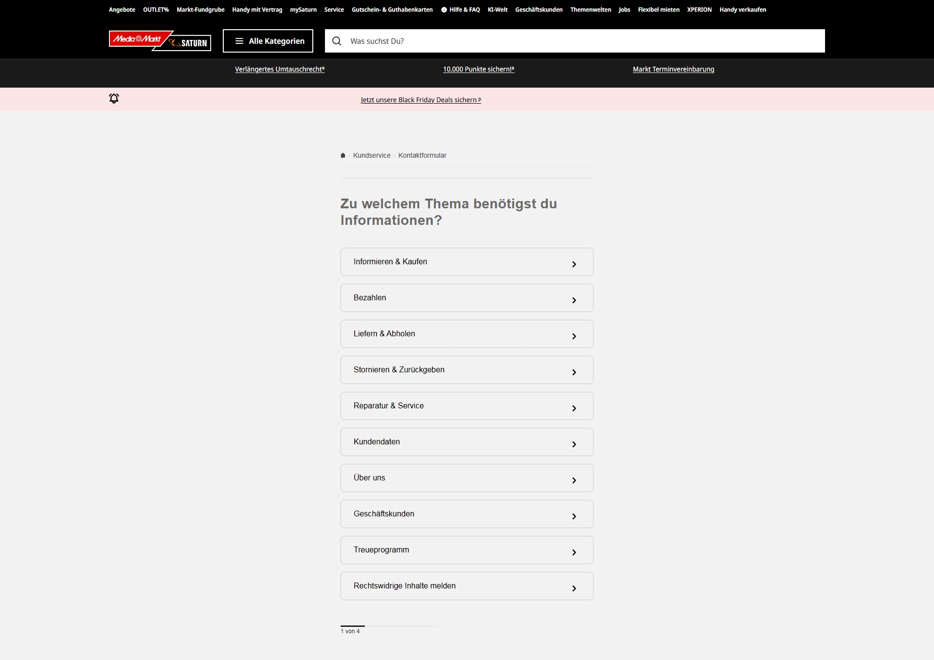 Saturn Kundenservice, Telefonnummer, Kontakt