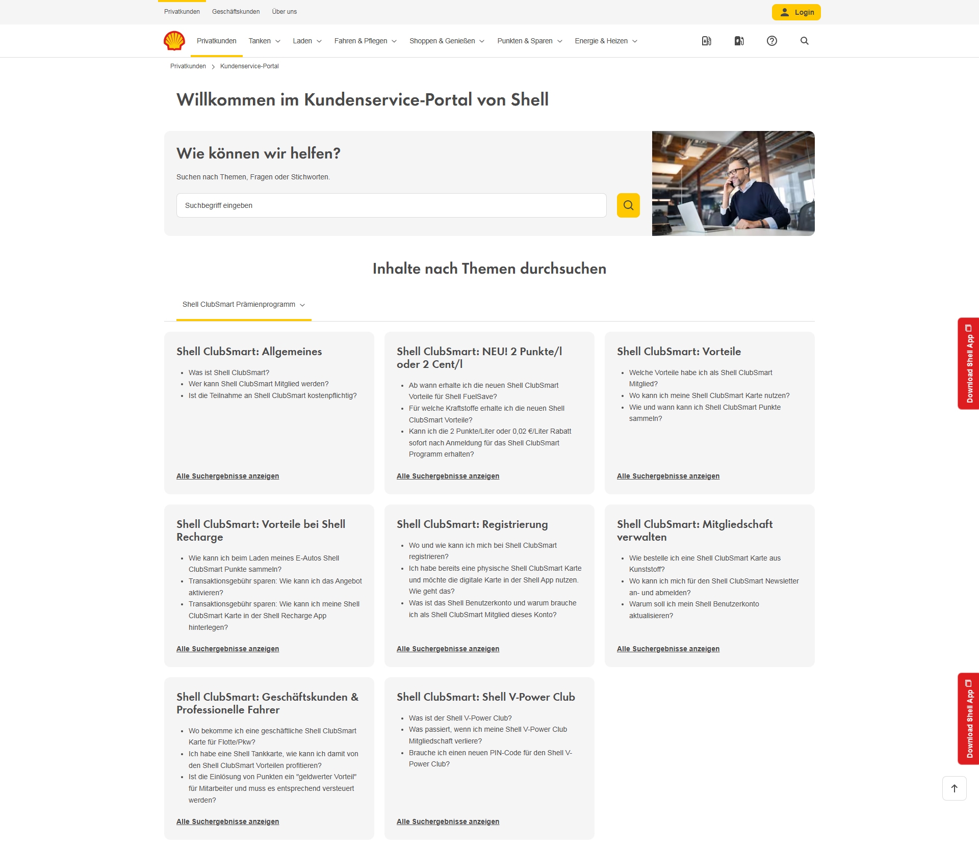 Shell Kundenservice, Telefonnummer, Kontakt